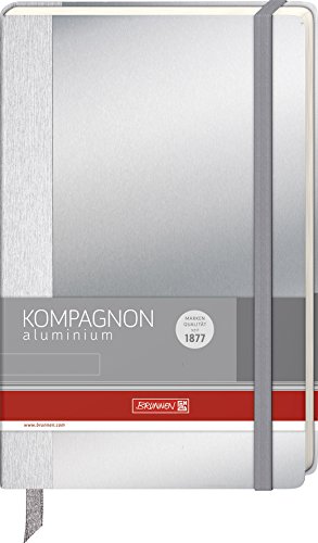 brunnen-notizbuch-kompagnon-alu-12-5-x-19-5-cm-unliniert-96-seiten-silber image 5