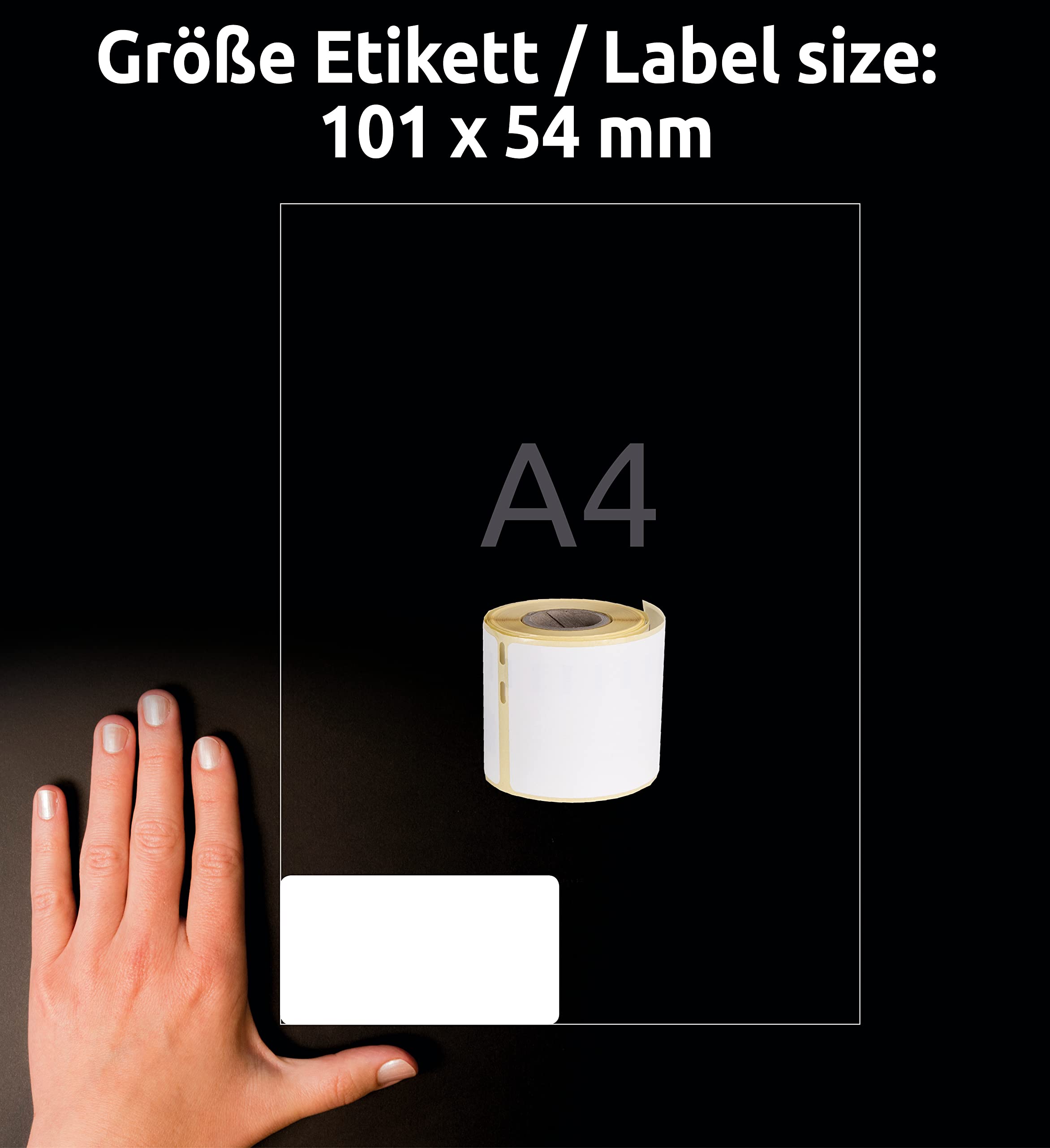 avery-zweckform-a1933086-dymo-labelwriter-etiketten-104x159mm-200-kunststoff-auf image 2