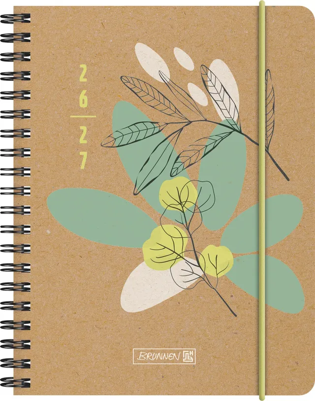 brunnen-sch-lerkalender-2026-2027-sprout-a6-papier-2-seiten-1-woche image 1