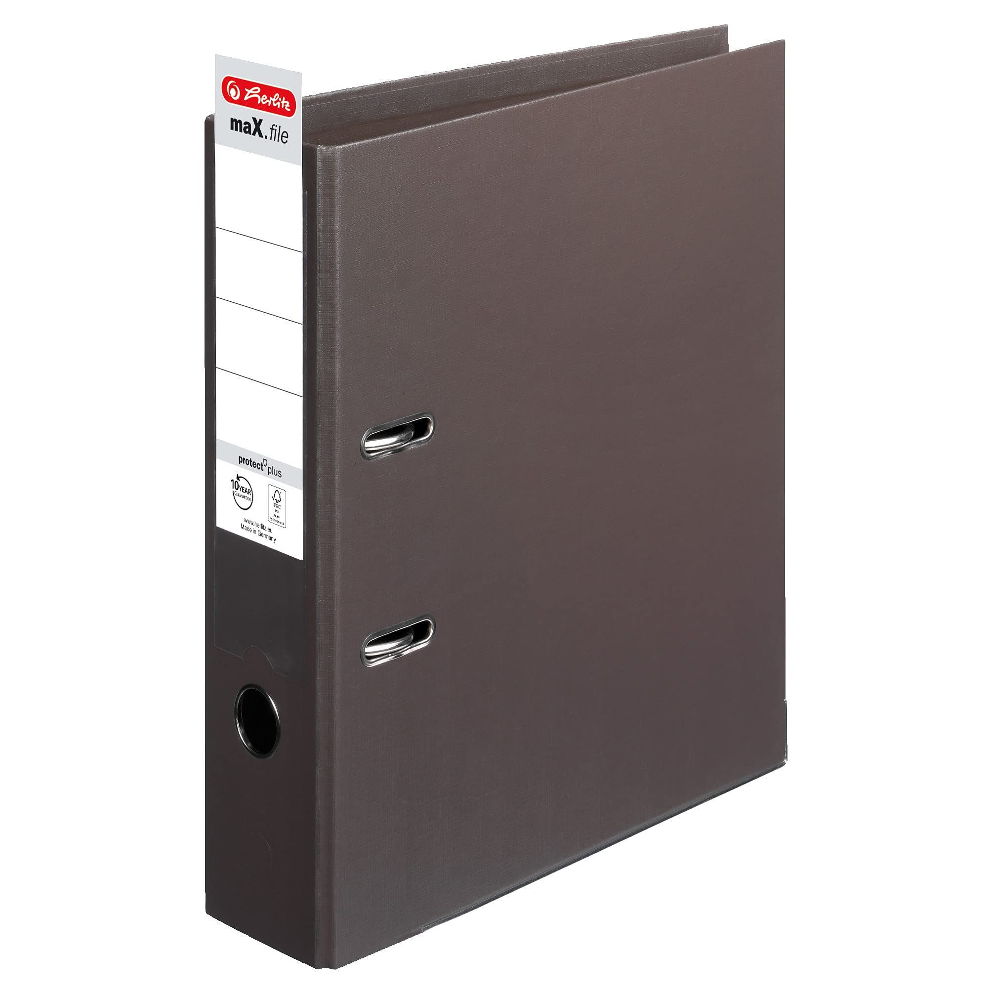 herlitz-ordner-max-file-protect-a4-8-cm-braun-10-st-ck image 2