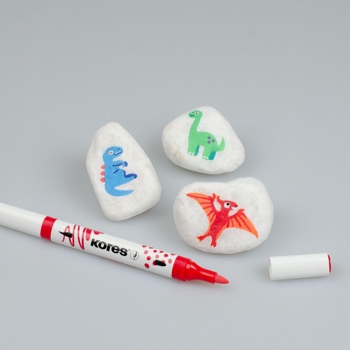 kores-kreative-acryl-marker-duo-tip-6-farben-pinsel-und-kegelspitze image 7