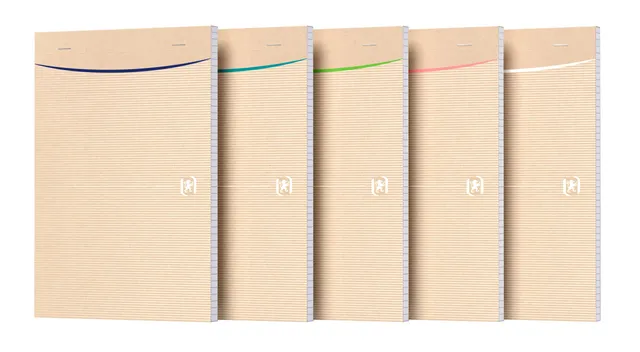 oxford-schreib-block-a5-kariert-recycling-80-blatt-5er-pack image 1