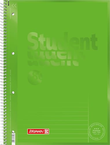 brunnen-collegeblock-premium-student-colour-code-a4-lineatur-25-80-blatt-kiwi image 4