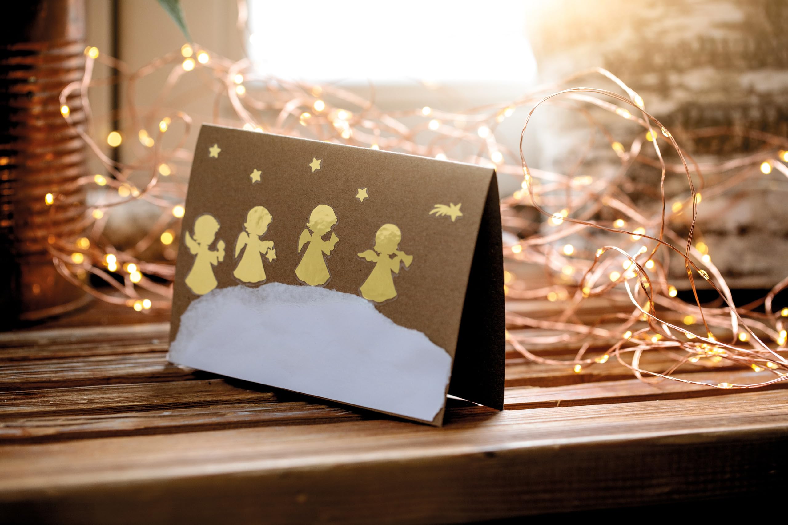 avery-zweckform-z-design-52393-weihnachtsaufkleber-goldene-engel-sterne-32-stick image 4
