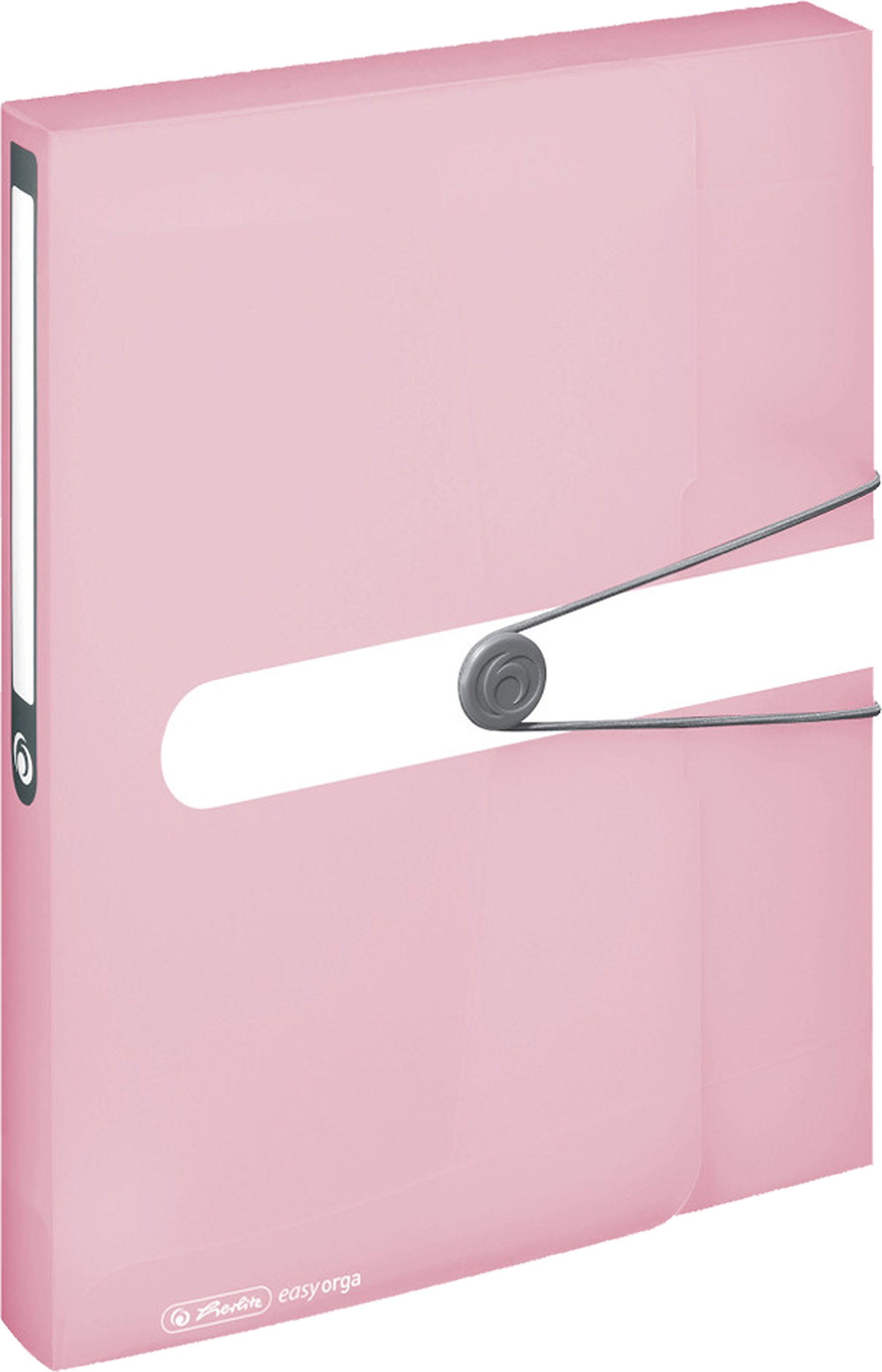 herlitz-sammelbox-a4-pp-folie-ros-transparent-4-cm-r-cken image 1