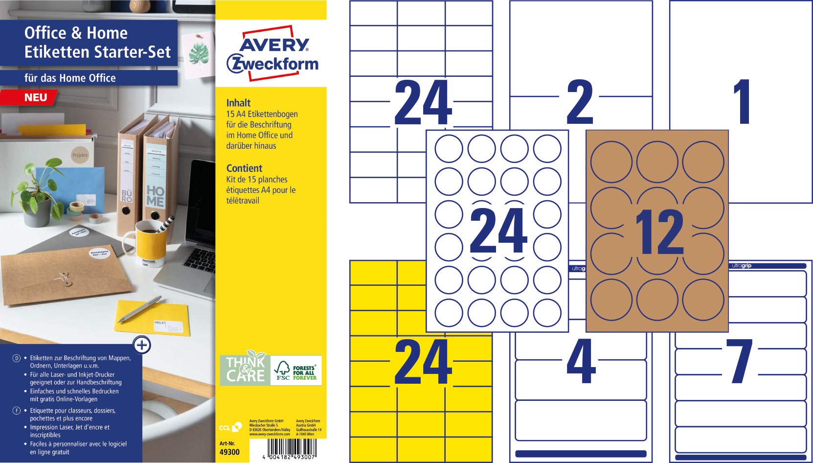 avery-zweckform-49300-office-home-etiketten-set-189-aufkleber-3-teilig image 1