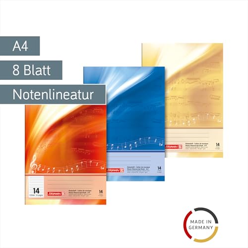 brunnen-1046340-notenheft-a4-lineatur-14-mit-extraseiten image 5