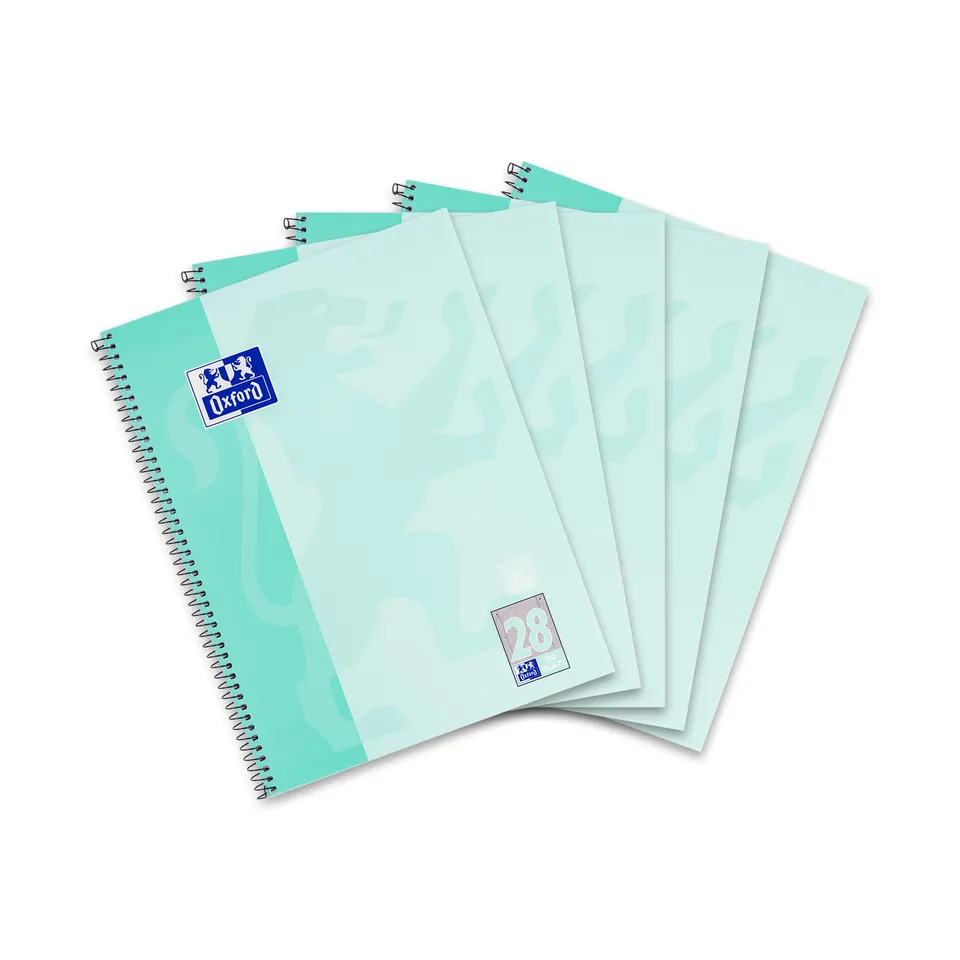 oxford-collegeblock-a4-kariert-80-blatt-mint-5-st-ck image 1