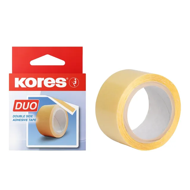 kores-duo-doppelseitiges-klebeband-5-m-x-30-mm-1-rolle image 1