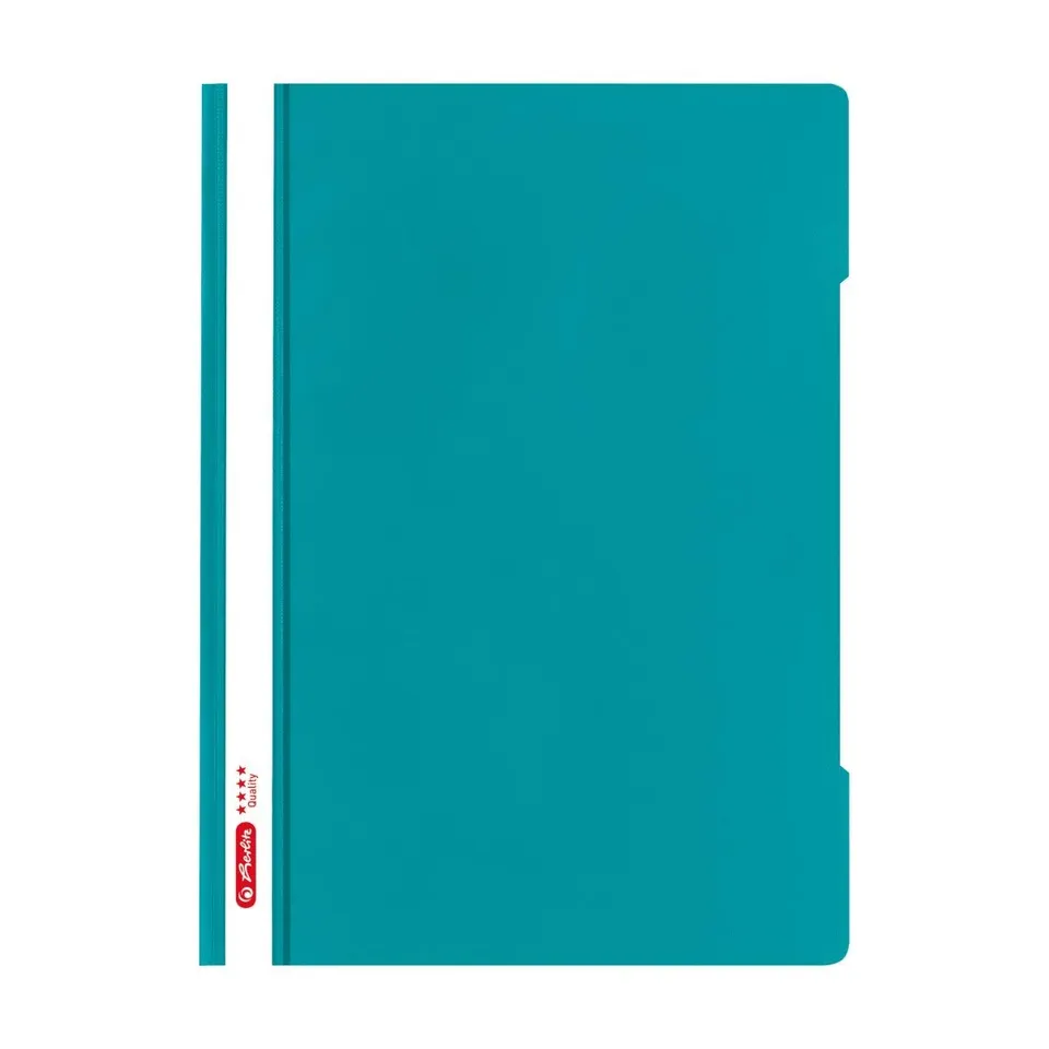 herlitz-schnellhefter-quality-a4-kunststoff-t-rkis-10-st-ck image 1