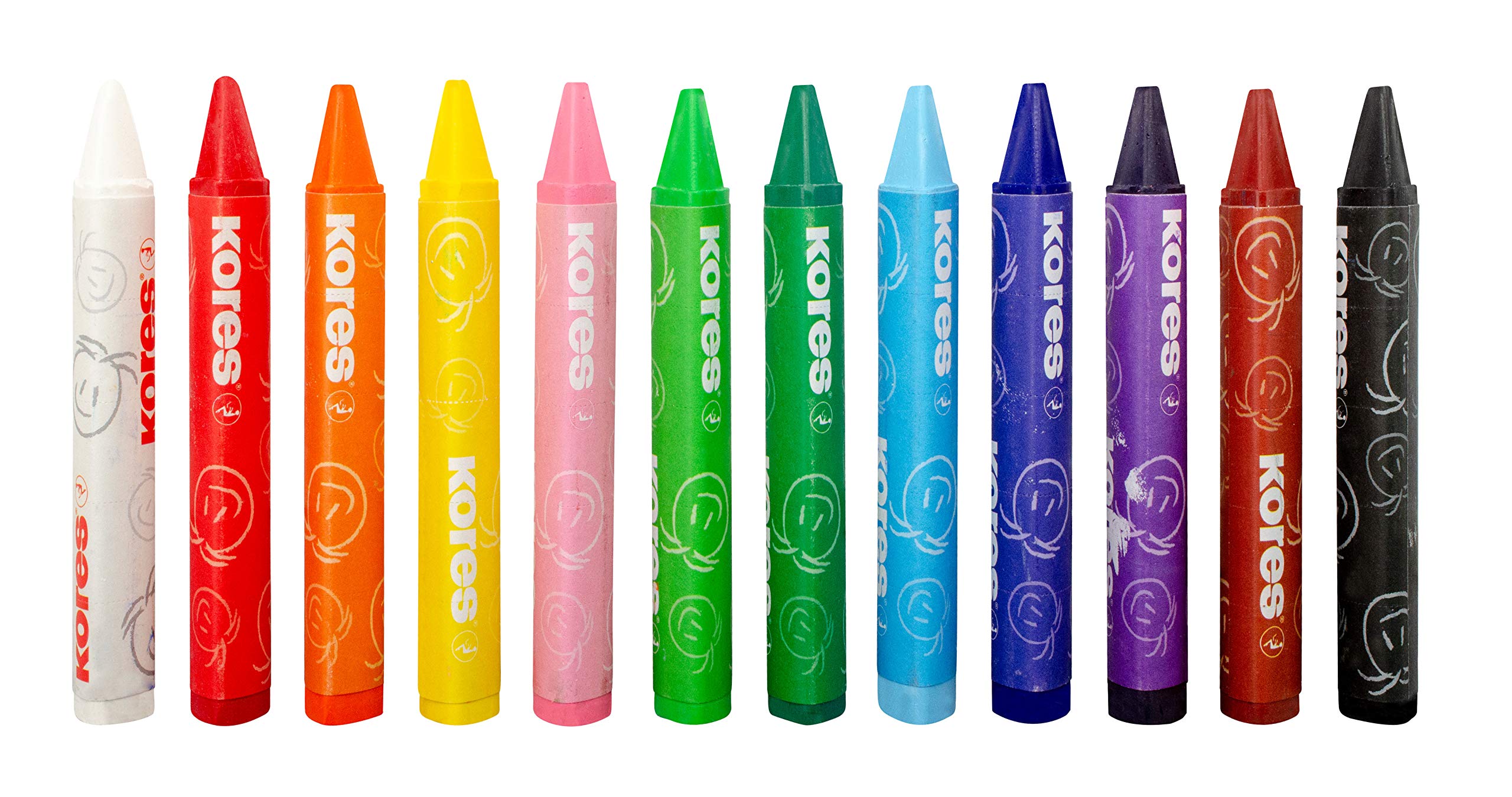 kores-krayones-wachsmalstifte-jumbo-dreikant-12-farben-sortiert image 3