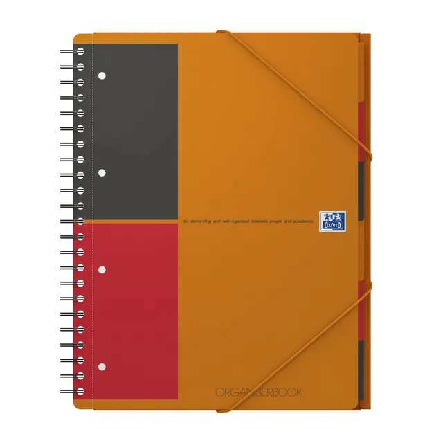 oxford-organiserbook-international-a4-liniert-160-seiten-mit-6-registern image 1