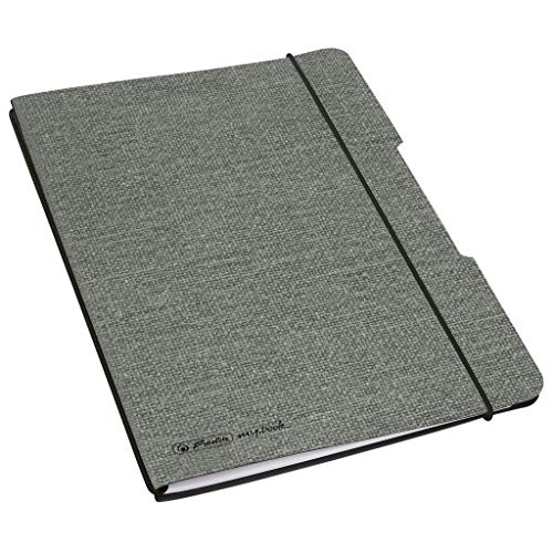 herlitz-50033706-notizheft-flex-leinen-a5-punktiert-40-blatt-grau image 8