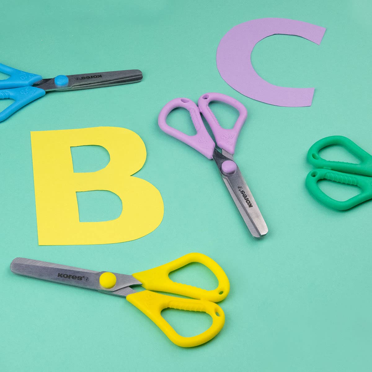 kores-abc-kinderbastelschere-12-cm-abgerundete-schere-f-r-rechts-und-linksh-nder image 5
