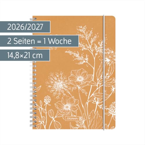 brunnen-sch-lerkalender-2026-2027-meadow-a5-recyclingleder-2-seiten-1-woche image 8