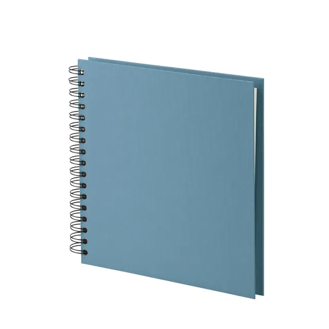 r-ssler-s-o-h-o-spiral-fotoalbum-blanko-25x23cm-60-seiten-denim-blau image 1