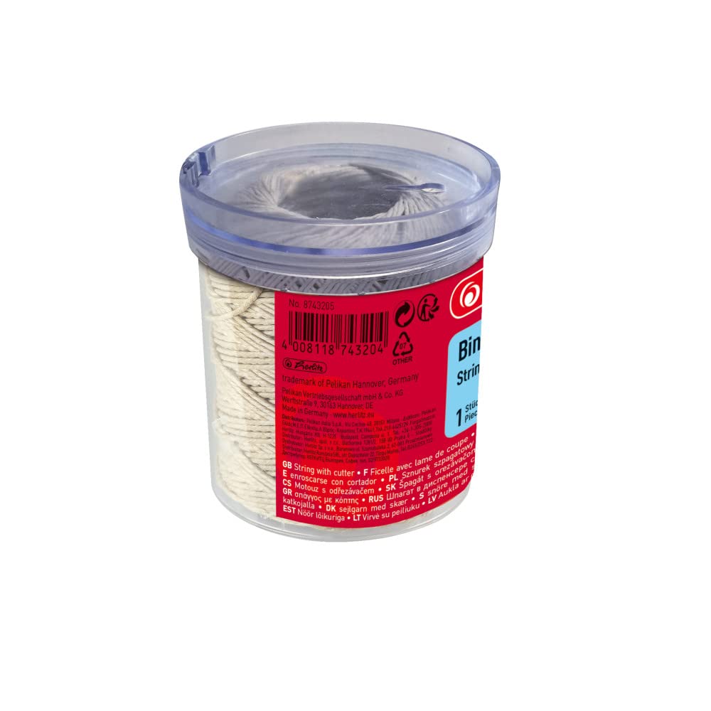herlitz-pack-o-mat-bindfaden-dose-120-m-braun-mit-abrei-messer image 1