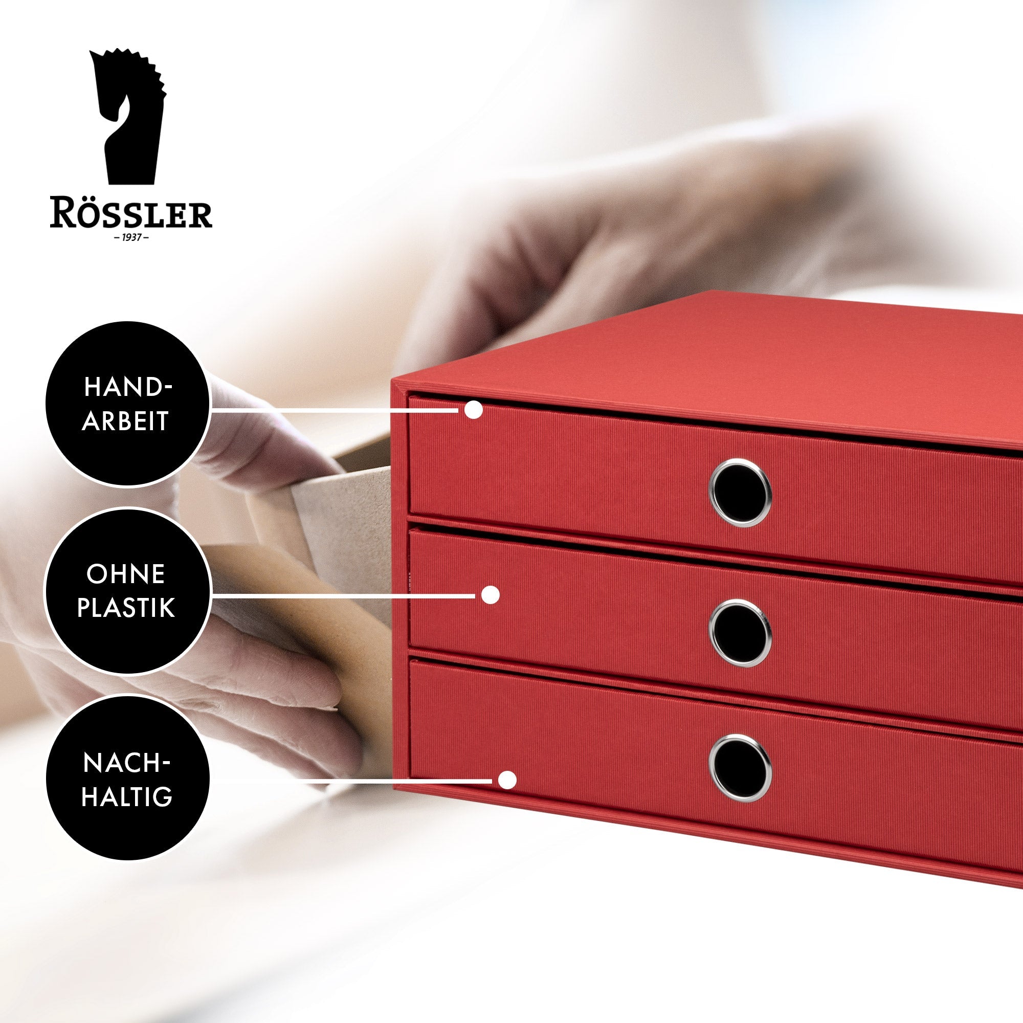 r-ssler-s-o-h-o-schubladenbox-a4-querformat-3-f-cher-rot image 4