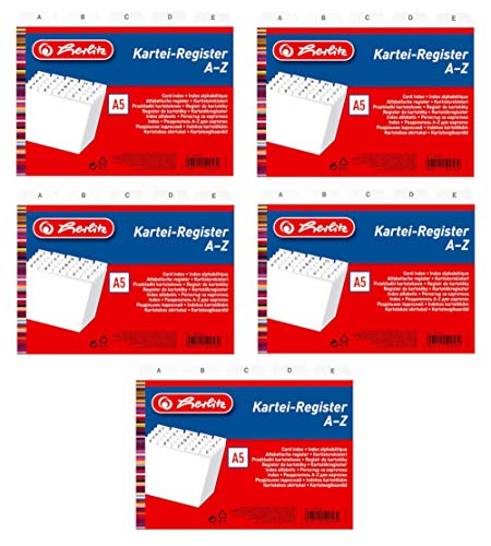 herlitz-1500560-karteiregister-pp-a5-wei-25-teilig-a-z image 8