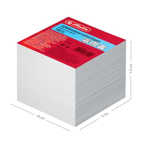 herlitz-1603000-zettelkasten-ersatzeinlage-9-x-9-cm-700-blatt-wei image 8