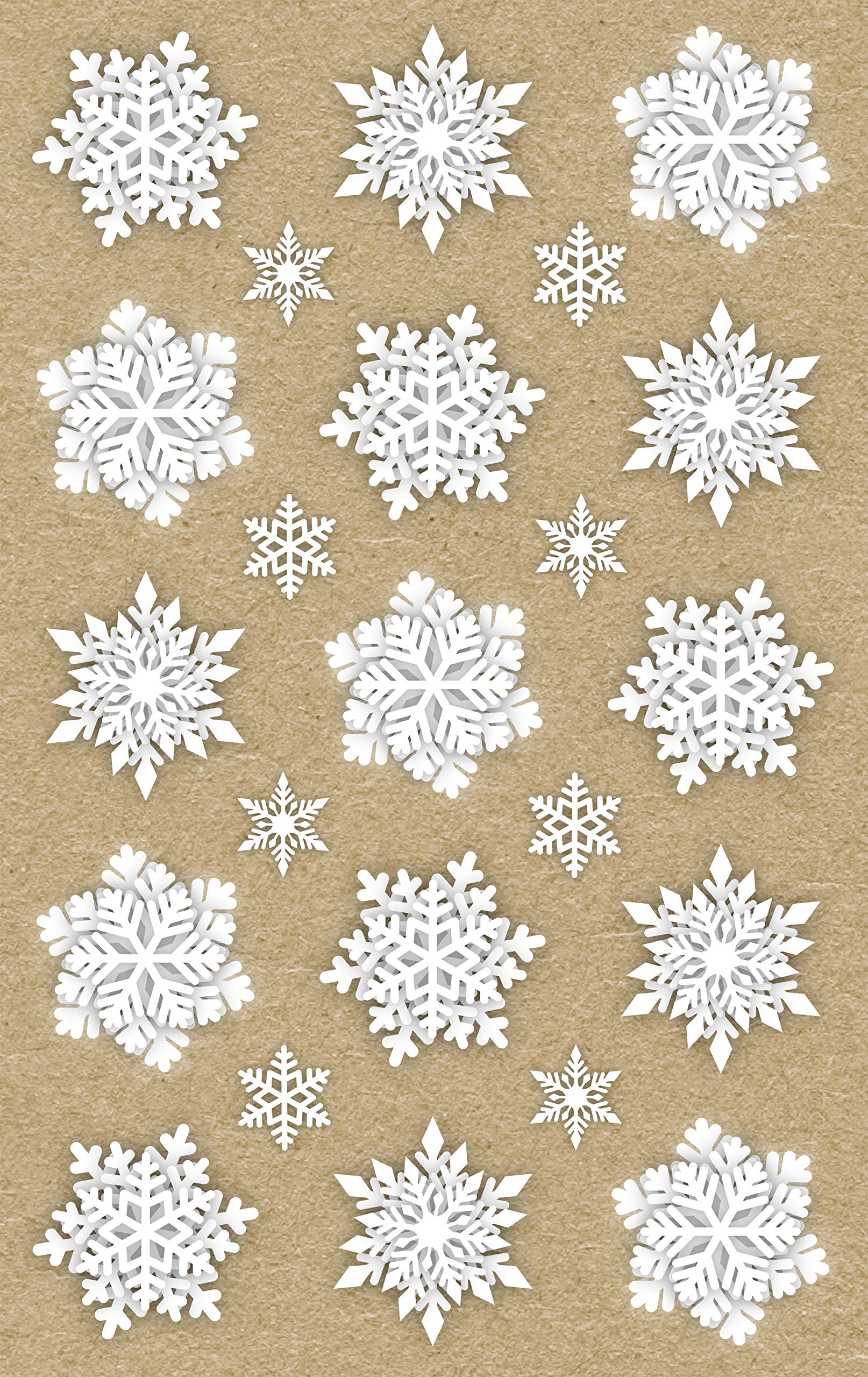 avery-zweckform-z-design-52290-weihnachtsaufkleber-eiskristalle-wei-30-sticker image 1