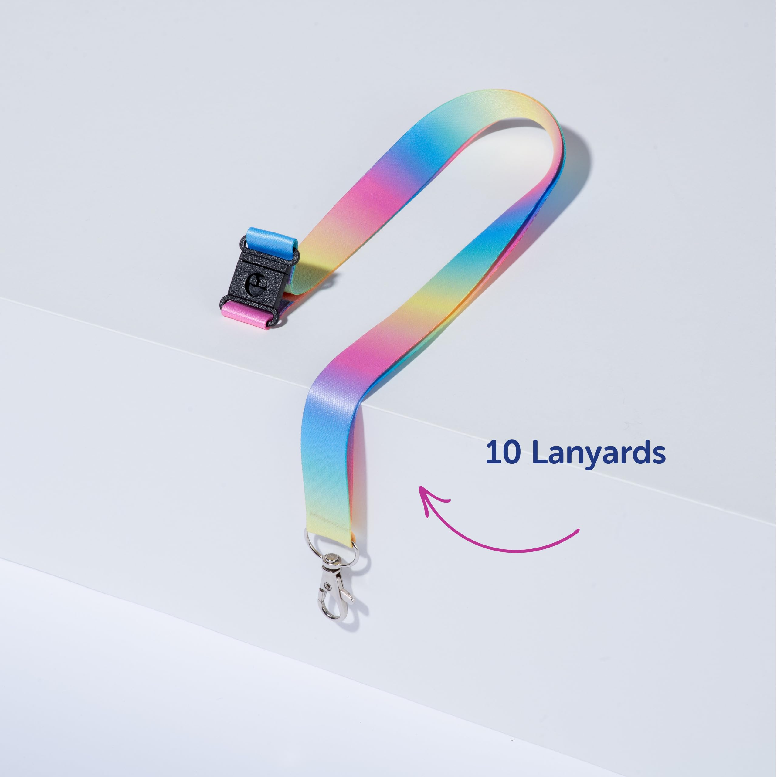 avery-zweckform-r4828ra-schl-sselband-44x2cm-bunt-regenbogen-10-st-ck-lanyard-se image 4