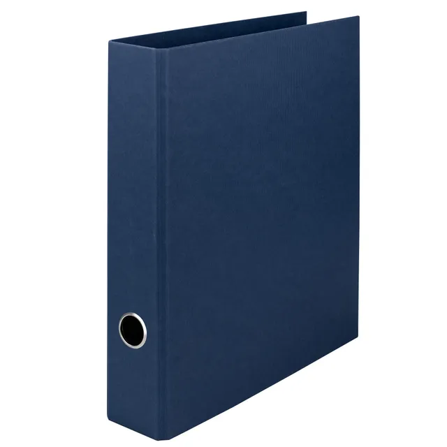 r-ssler-s-o-h-o-ordner-schmal-a4-5-cm-navy-blau-mit-rippenpr-gung image 1