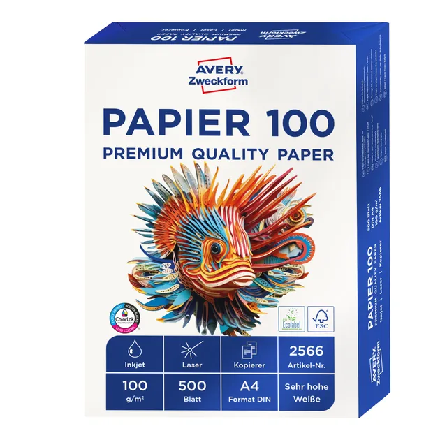 avery-zweckform-2566-drucker-kopierpapier-din-a4-100-g-m-500-blatt-hochwei image 1