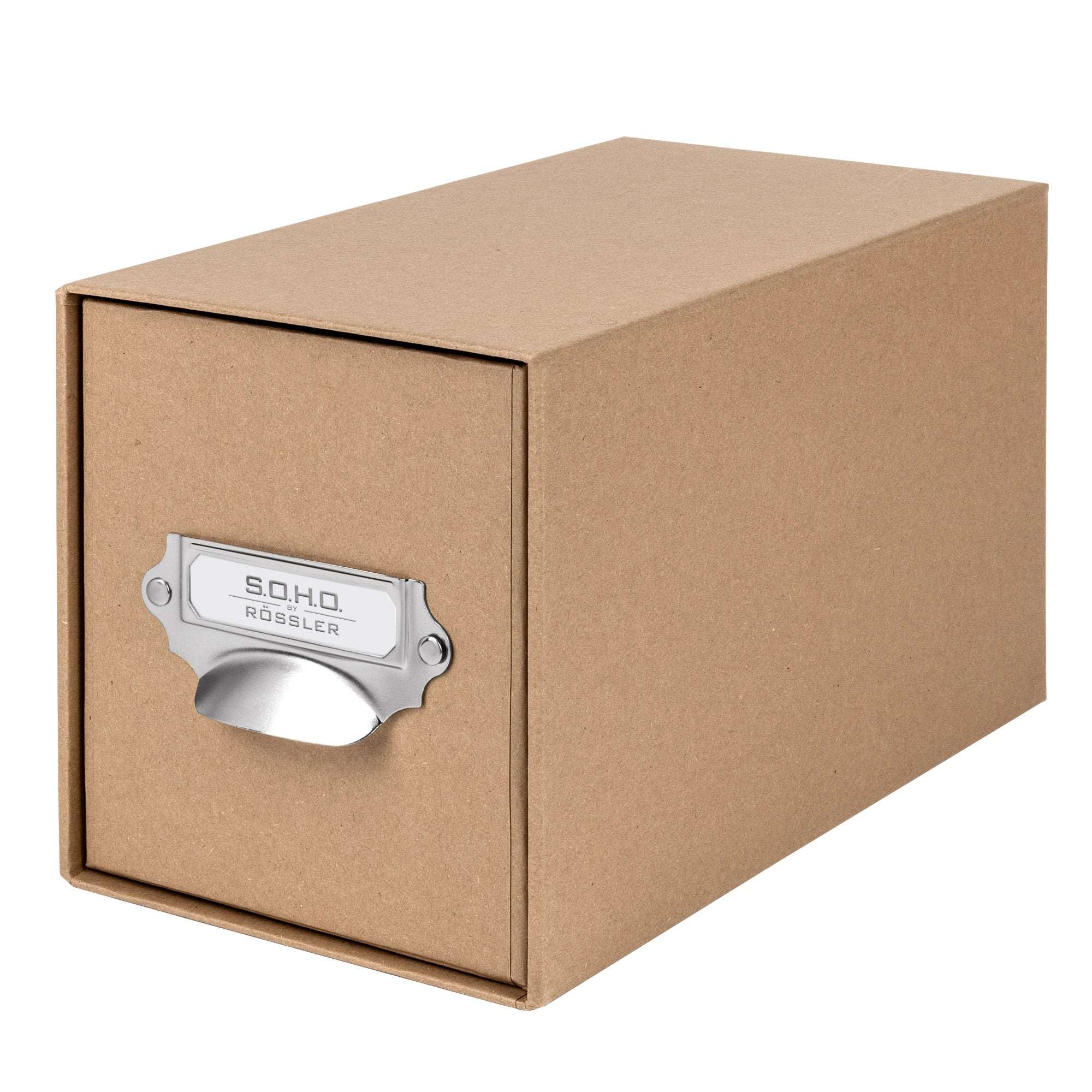 r-ssler-s-o-h-o-schubladenbox-f-r-cds-fotos-a6-kraft image 1