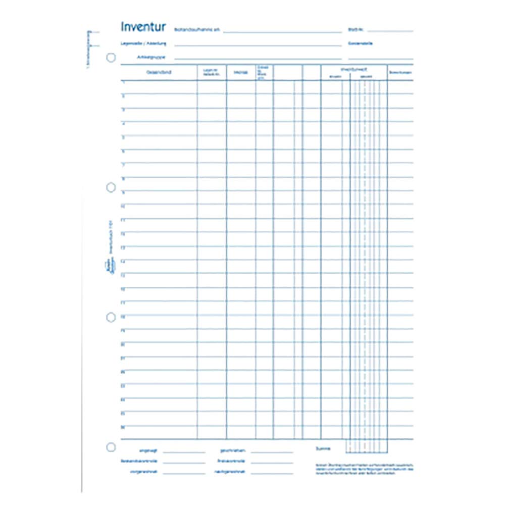 avery-zweckform-1101-inventurbuch-a4-50-formulare-mikroperforiert-gelocht-wei image 3