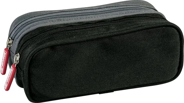 brunnen-schlamper-etui-duo-104901380-stifte-etui-20-x-7-x-8-cm-grau-schwarz-2-f- image 1