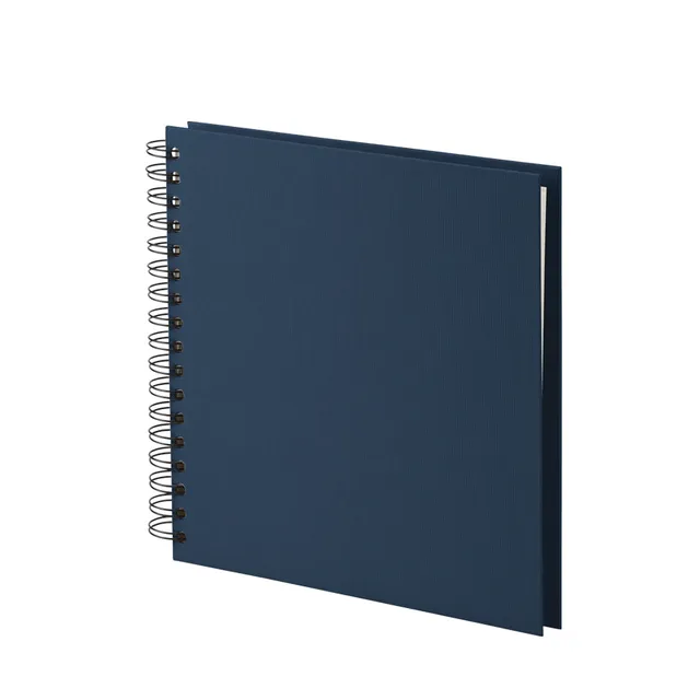 r-ssler-s-o-h-o-spiral-fotoalbum-blanko-25x23cm-60-seiten-navy-blau image 1