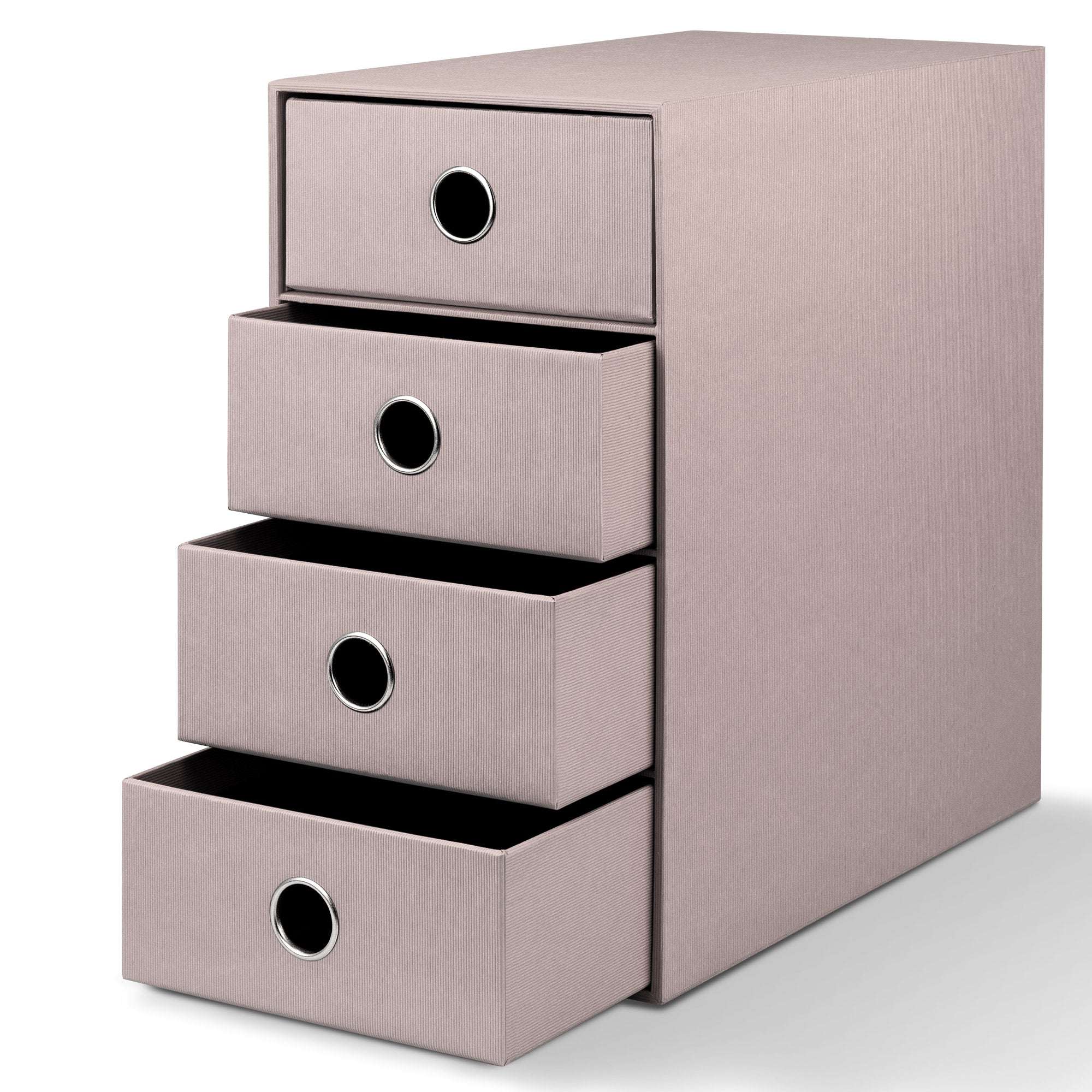 r-ssler-s-o-h-o-schubladenbox-a5-din-lang-4-f-cher-taupe image 2