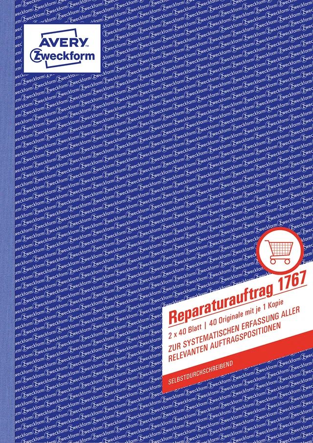 avery-zweckform-1767-reparaturauftrag-a4-selbstdurchschreibend-2x40-blatt-wei-ge image 1