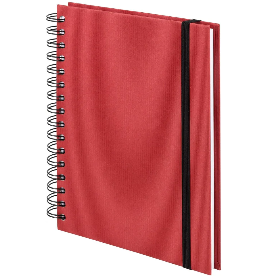 r-ssler-s-o-h-o-notizbuch-a5-hardcover-blanko-mit-gummizug-rot image 1