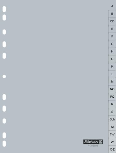 brunnen-ordnerregister-a-z-a4-kunststoff-grau-20-tabs image 3