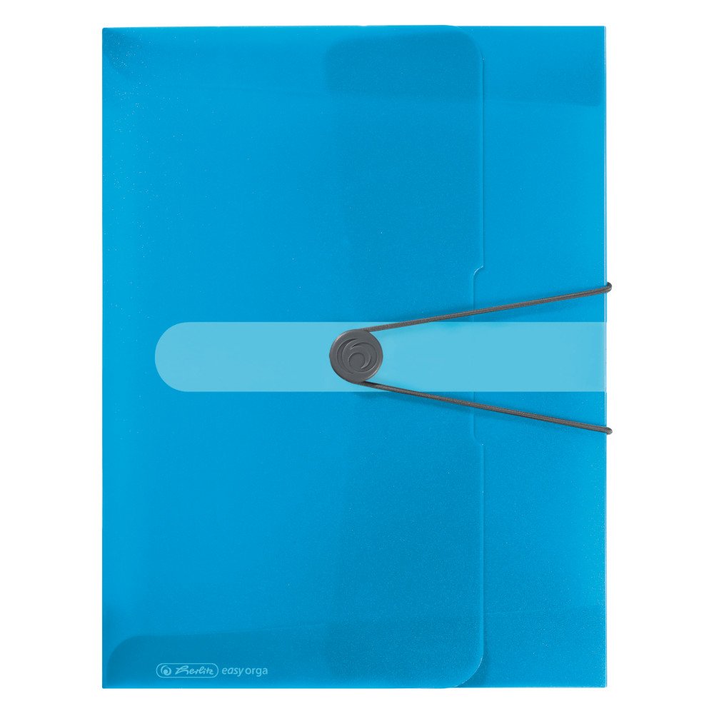 herlitz-sammelbox-a4-pp-4-cm-mit-r-ckenetikett-transparent-blau image 2