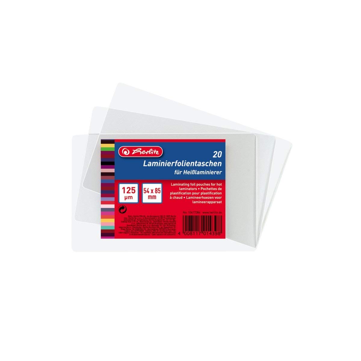 herlitz-10417376-laminierfolientasche-a6-80-micron-20-st-ck image 2