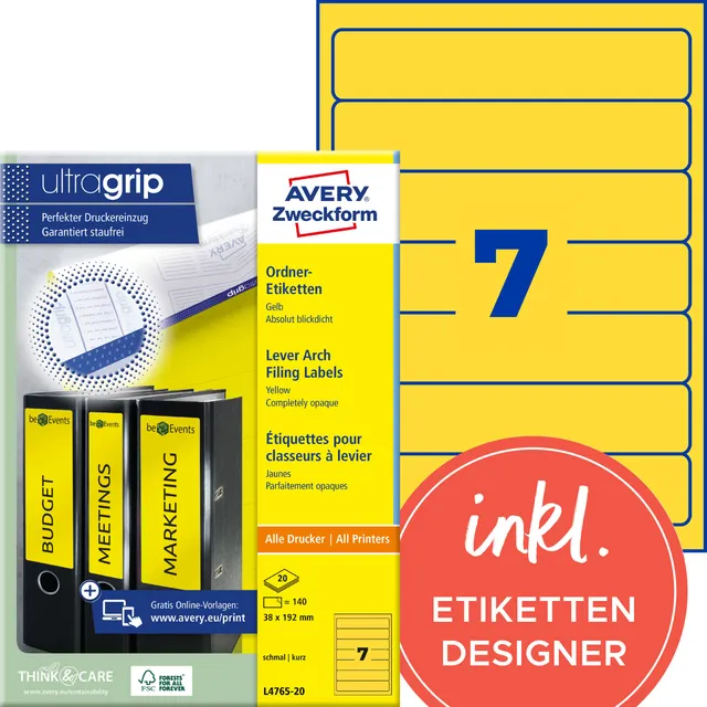 avery-zweckform-l4765-20-ordnerr-cken-etiketten-38x192mm-gelb-140-st-ck image 1