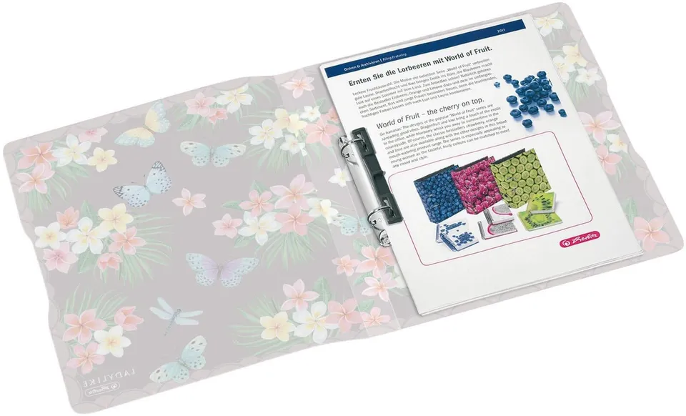 herlitz-ringbuch-a4-pp-ladylike-butterflies-2-ring-mechanik image 1
