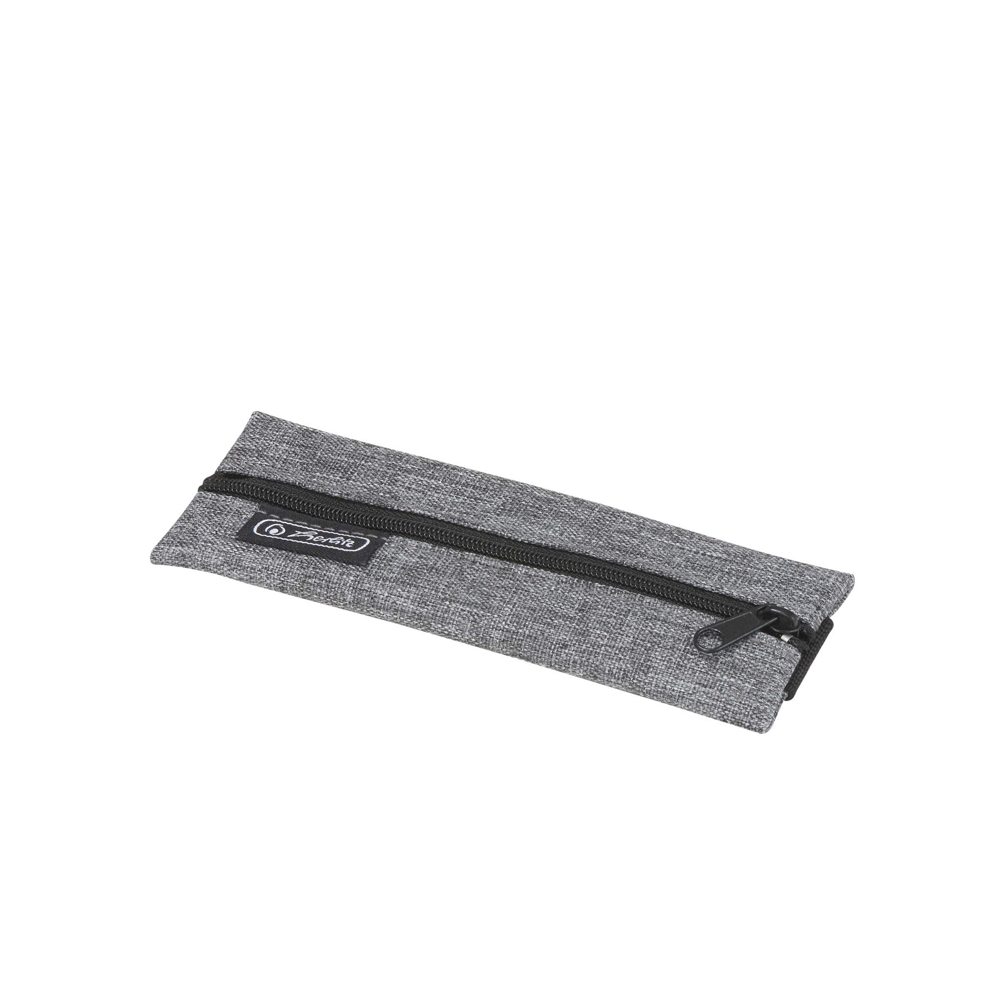 herlitz-bookmark-pouch-2-in-1-a5-grau-federm-ppchen-mit-gummiband image 2