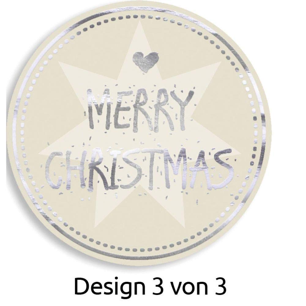avery-zweckform-z-design-weihnachtssticker-56828-rolle-38mm-merry-christmas-50-s image 4