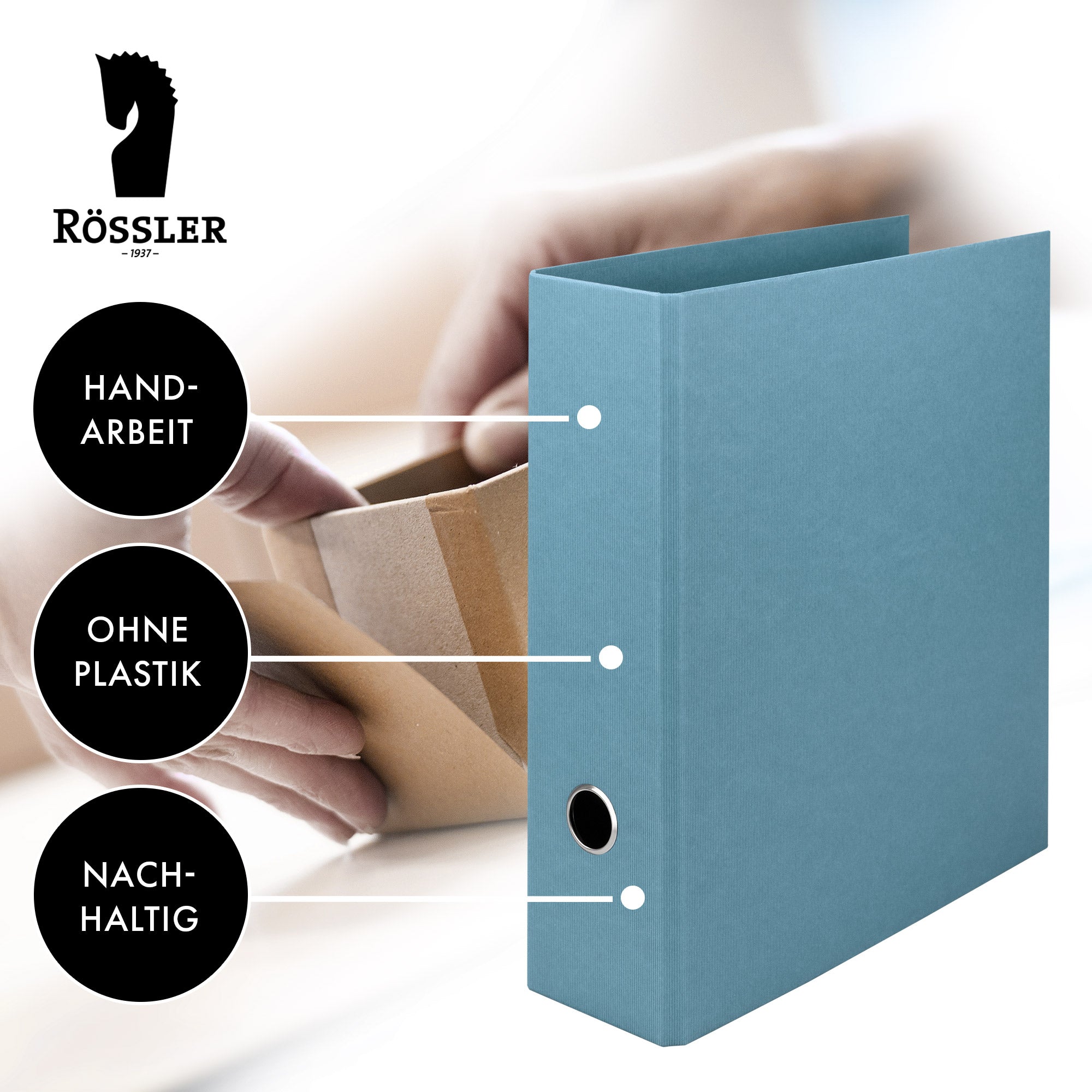 r-ssler-s-o-h-o-ordner-breit-a4-8-5cm-denim-blau-mit-rippenpr-gung image 6