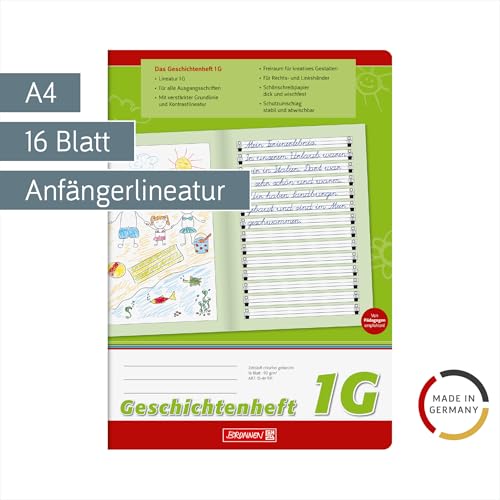 brunnen-geschichtenheft-1044991-klasse-1-a4-lineatur-1g-16-blatt image 5