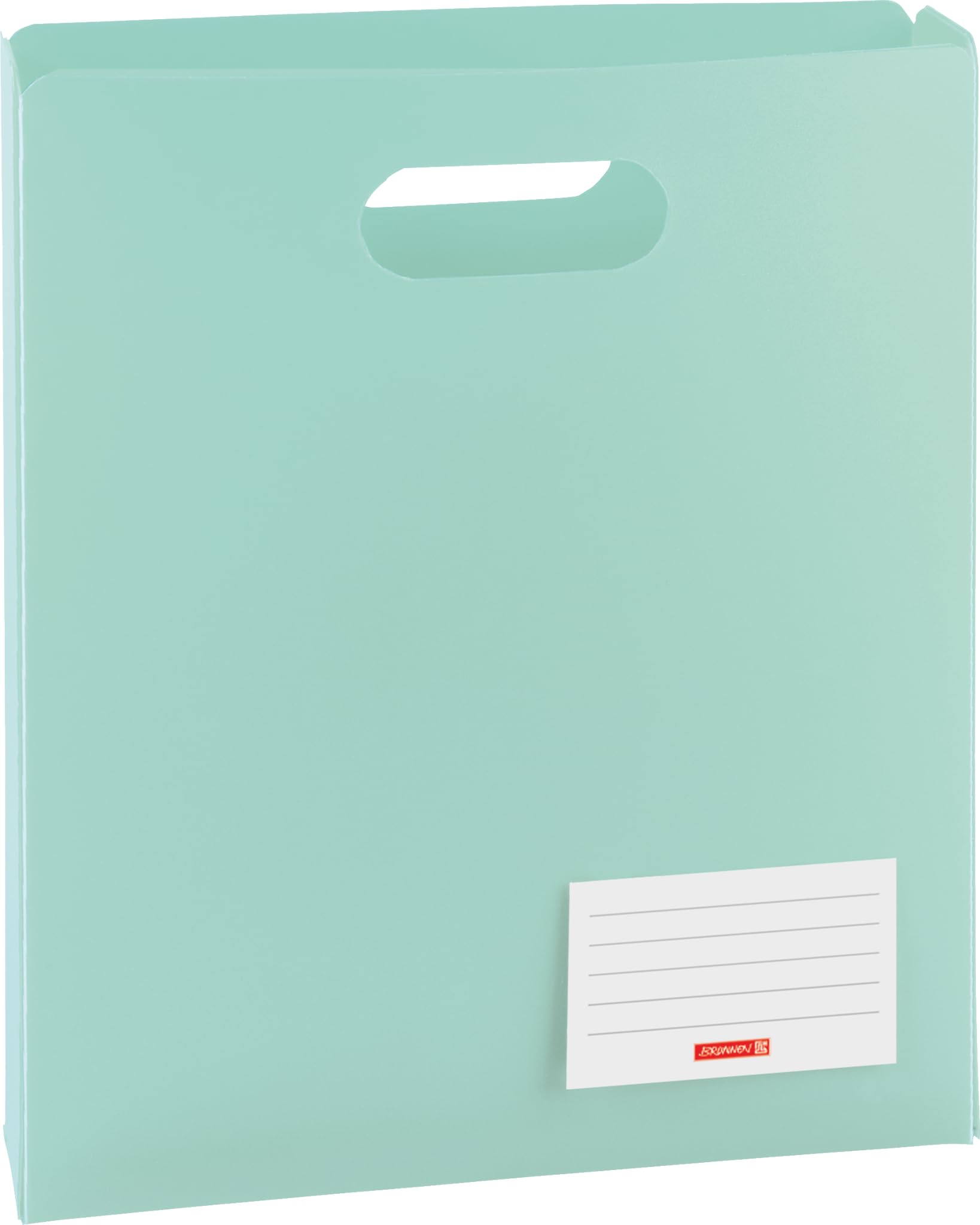 brunnen-heftbox-fact-pp-a4-50-mm-mint-transluzent image 1