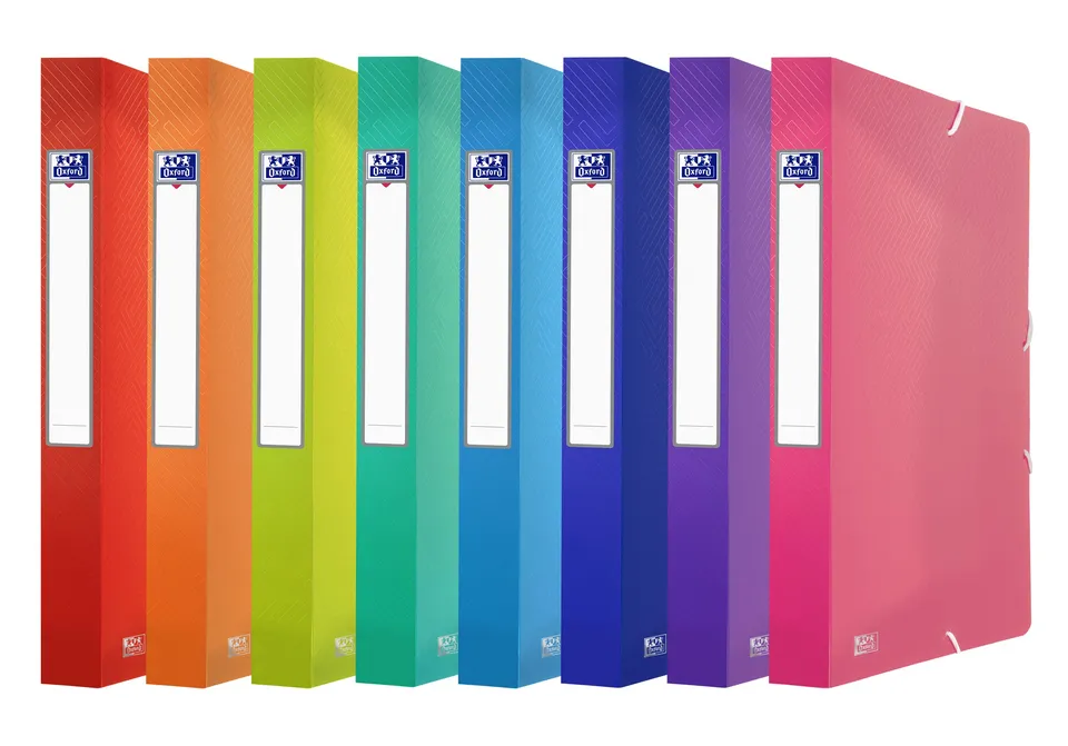 oxford-sammelbox-urban-a4-4-cm-r-cken-transparent-8-farben-10-st-ck image 1