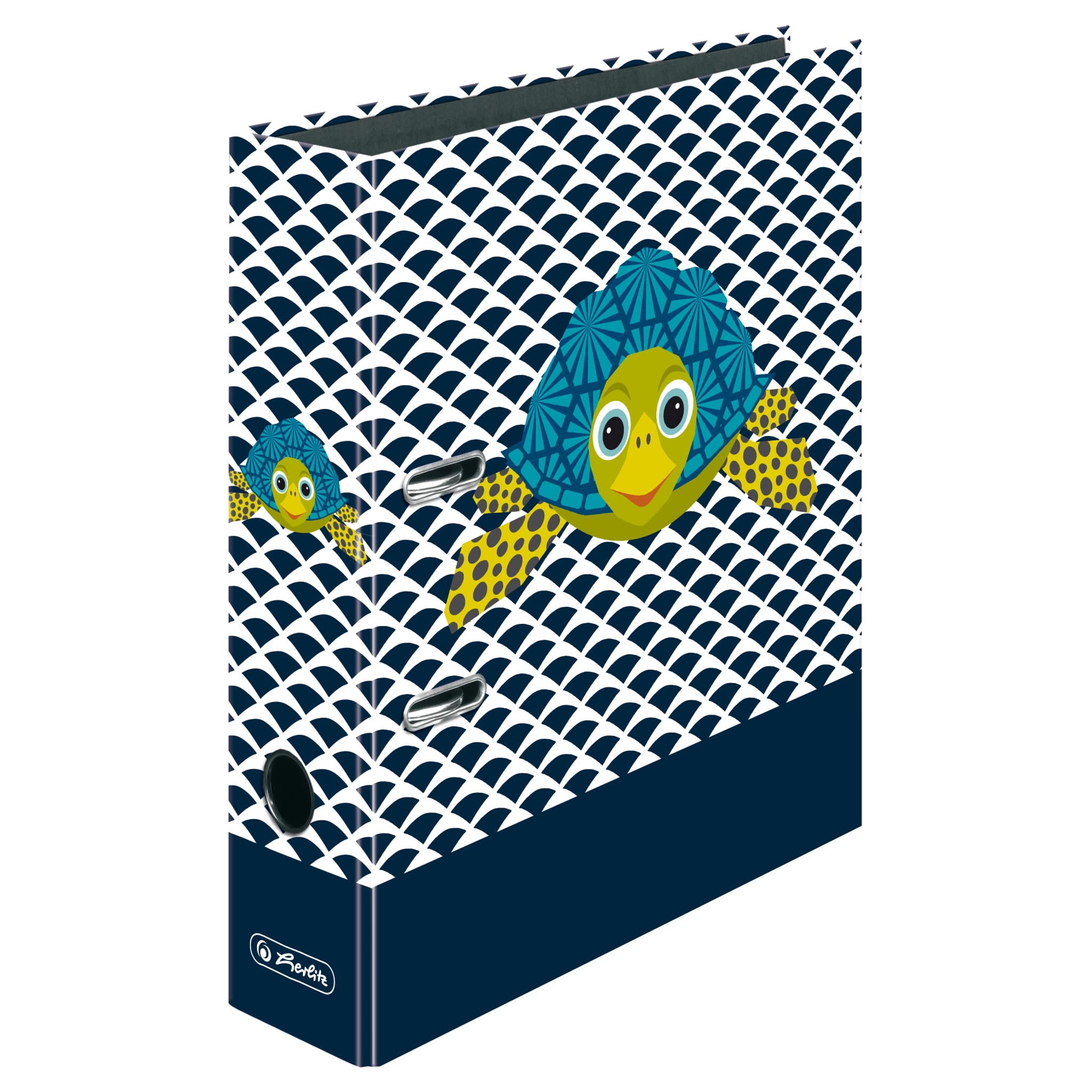 herlitz-ordner-max-file-a4-8-cm-motiv-cute-animals-turtle image 1