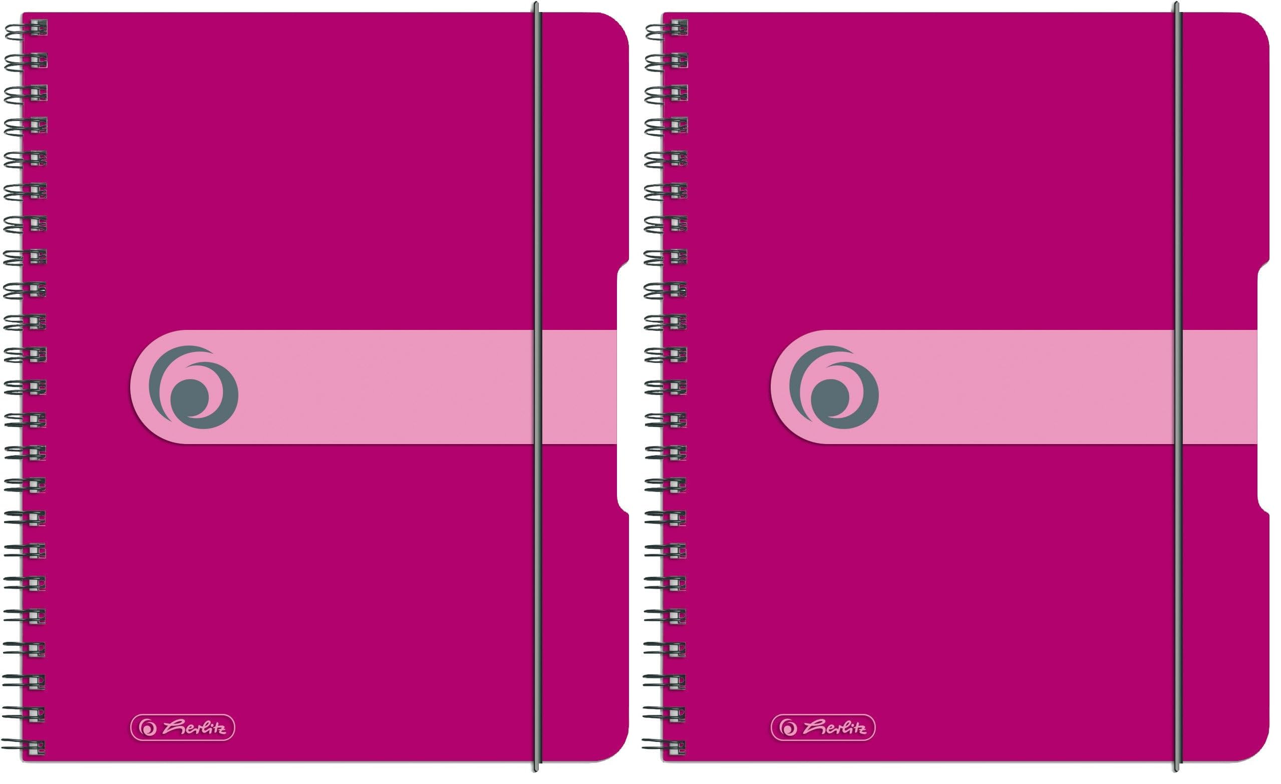 herlitz-collegeblock-easy-orga-to-go-a4-kariert-beere-160-seiten-2-st-ck image 6