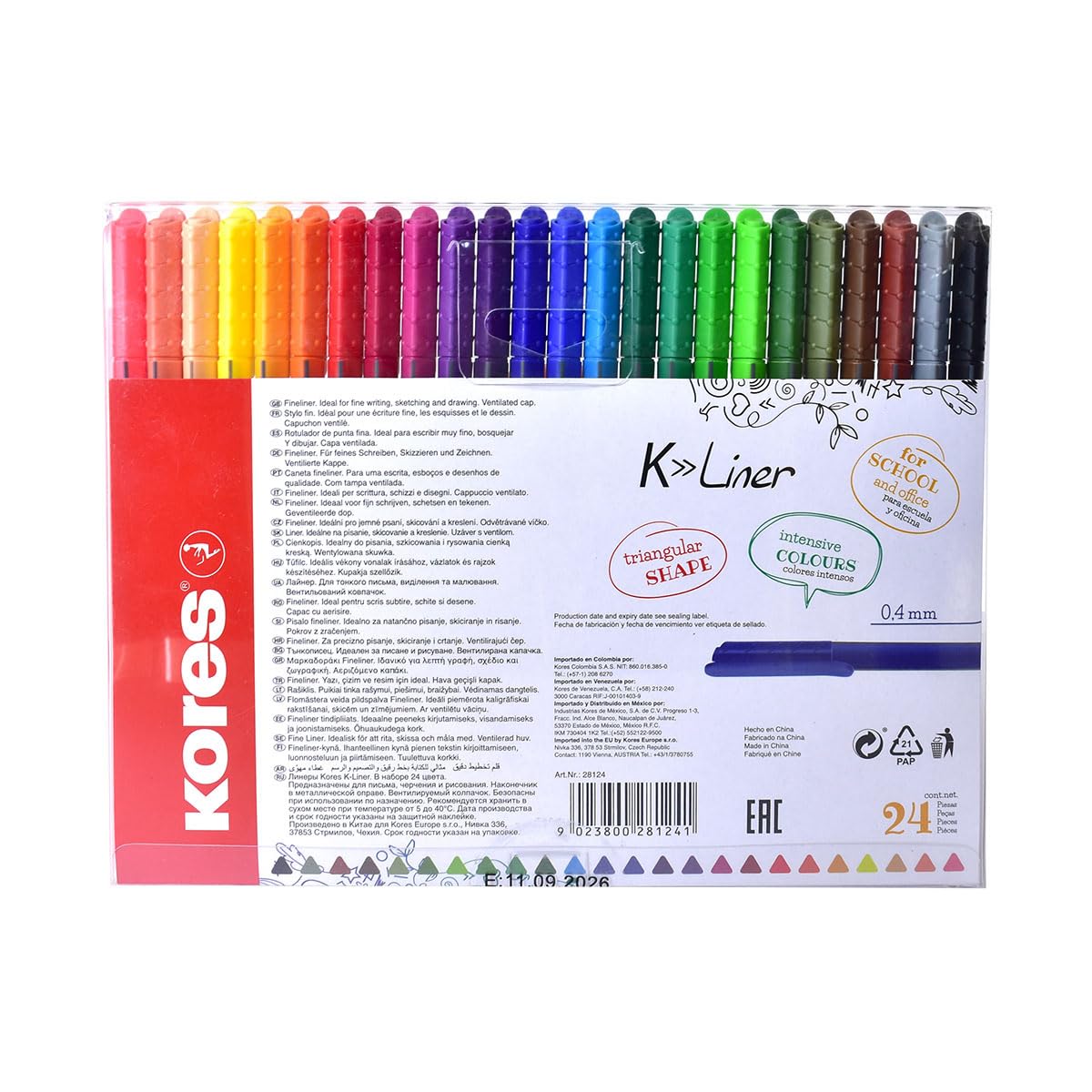 kores-k-liner-fineliner-0-4-mm-24-farben image 2