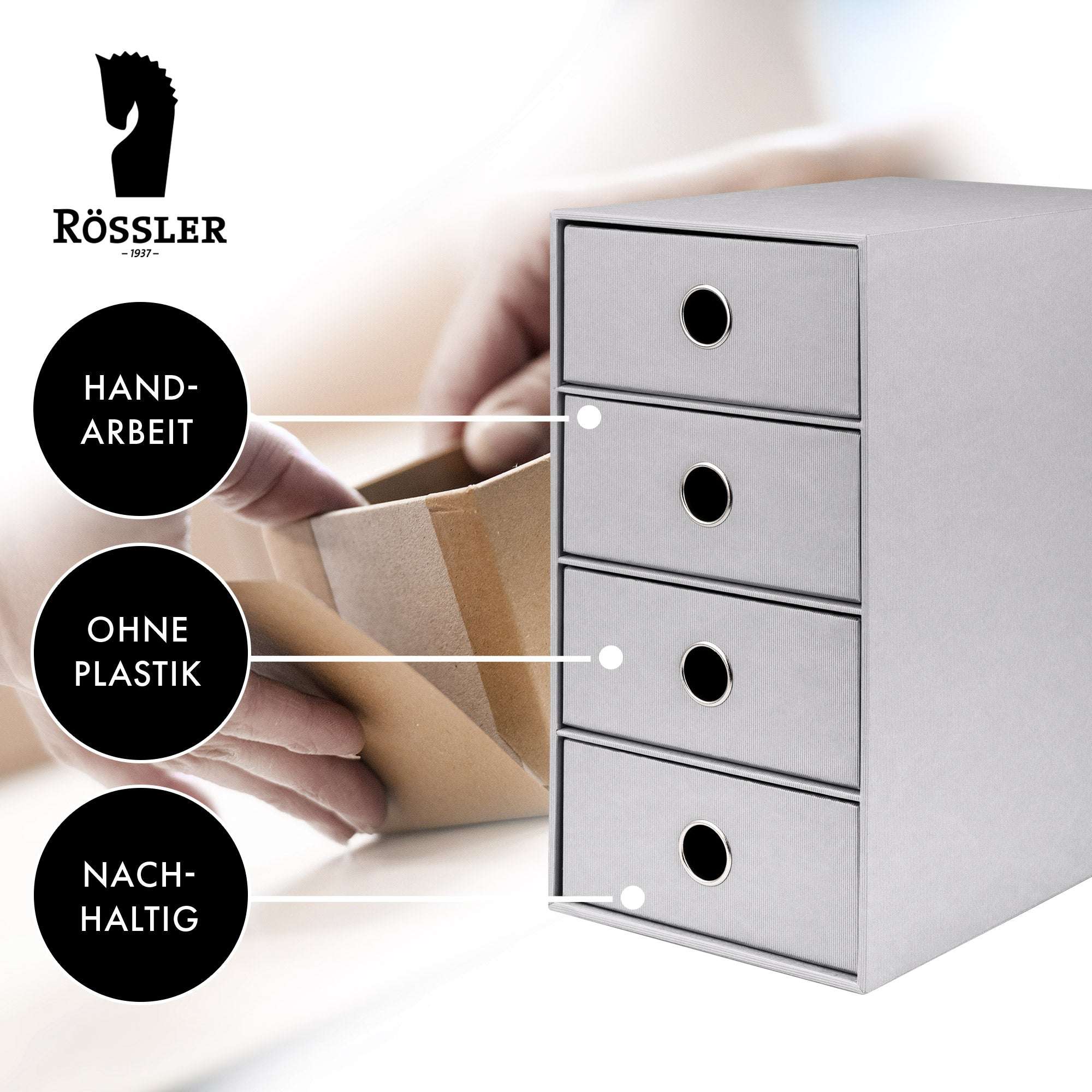 r-ssler-s-o-h-o-schubladenbox-a5-din-lang-4-f-cher-stone-grau image 5